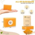 thumbnail image 4 of Turmeric Soap Bar - Natural and Organic - 4.5oz each bar - 3 Pack, 4 of 8