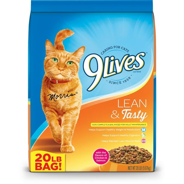 9Lives Lean & Tasty Dry Cat Food, 20 Lb