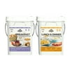 Augason Farms Breakfast, Lunch & Dinner Pail Combo Survival Emergency Food