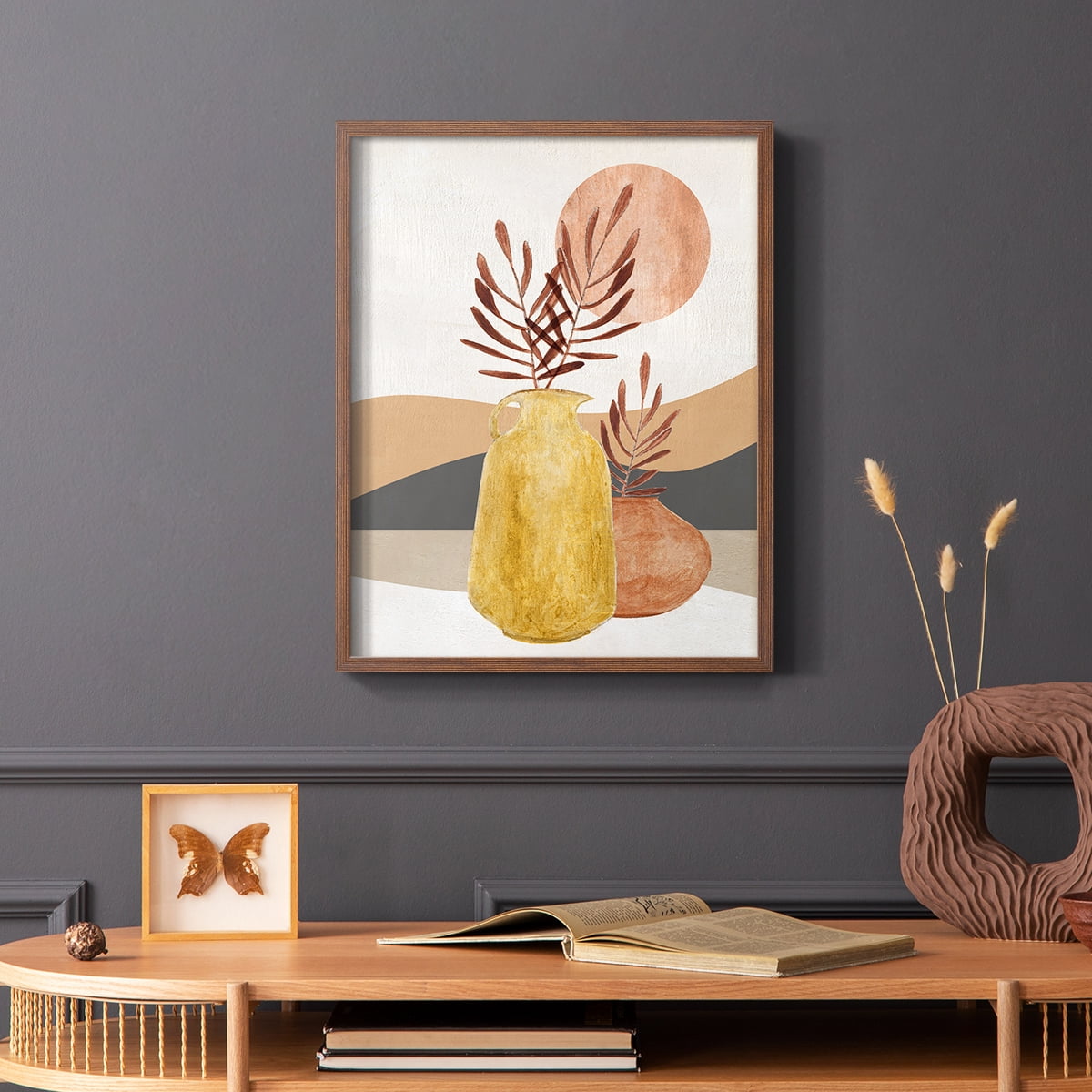 Adobe Moon I in Paper Solid Wood 8 x 10 Framed Print