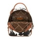 thumbnail image 4 of Mochila Montana West Wrangler Mini con estampado de vaca marrón WG133, 4 of 6