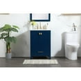 thumbnail image 2 of Elegant Decor Irene 24" Zinc Alloy and MDF Single Bathroom Vanity in Blue, 2 of 5