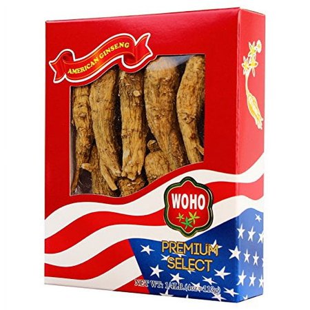 WOHO #129.4 American Ginseng Half Short Jumbo 4oz Box