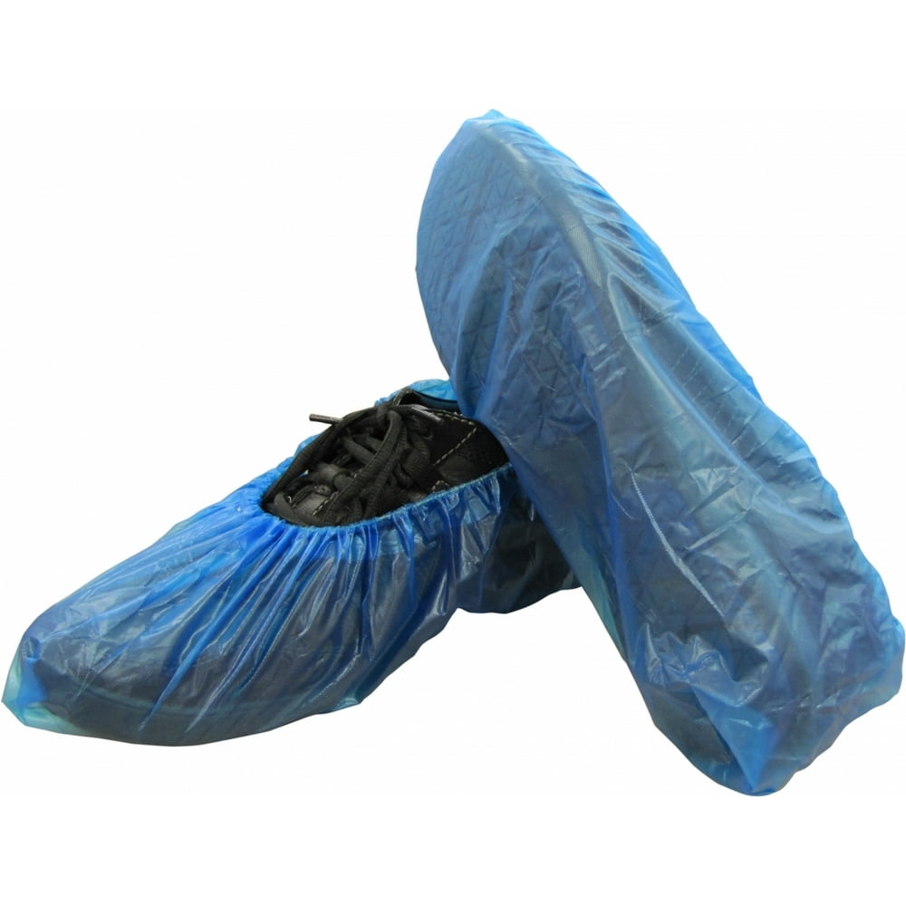 Disposable Shoe Covers, Non Slip Unisex Foot Cover, XL, Blue, 300 Pack