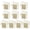 White, variant on Vjnyvs 10 Pack White Kraft Paper Candle Gift Boxes with Clear Window, Favor Packaging Boxes for Bakery Cookies Wedding Party