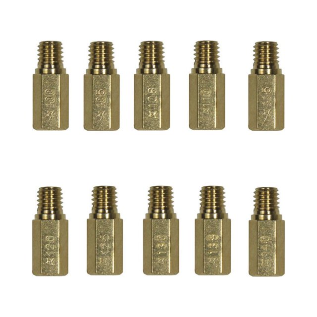 Sidaley 10 piezas de carburador de motocicleta surtido de chorro principal boquillas de carburador de motocicleta Kit surtido accesorios de Vehículos, repuestos y accesorios Mis Tipo 2