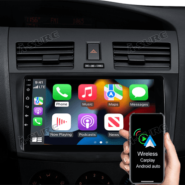 9" Android 13 Car Radio Stereo for Mazda 3 MK2 2009-2013, 2 32GB Wireless CarPlay Android Auto GPS Navi WiFi Bluetooth SWC DSP FM RDS