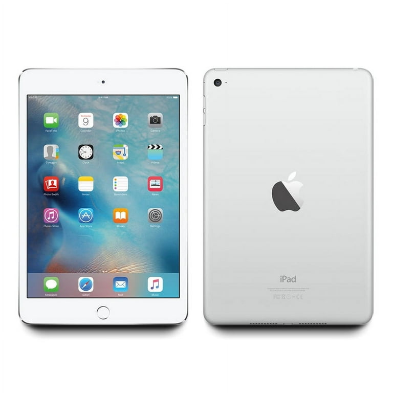 完動品iPad mini4(A1538)本体128GBシルバー送料込TXL9F Pre-Owned Apple iPad Mini 4 A1538 (WiFi) 128GB Silver (Good