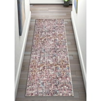 Well Woven Kensington Adeline Multi Vintage Modern Plaid Distressed 2'3" x 7'3" Runner Rug