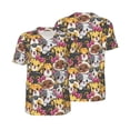thumbnail image 6 of Rocae Cute Cat for Breathable Men's Baseball T-Shirt Fashionable Casual Baseball Jersey, Moisture-wicking Sportswear Small, 6 of 9