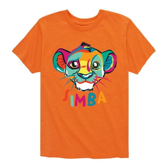 The Lion King - Colorful Simba - Toddler & Youth Short Sleeve Graphic T-Shirt