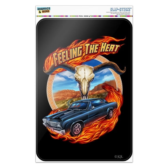 Hot Rod Muscle Classic Car Feeling Heat Steer Skull Home Business Office Sign
