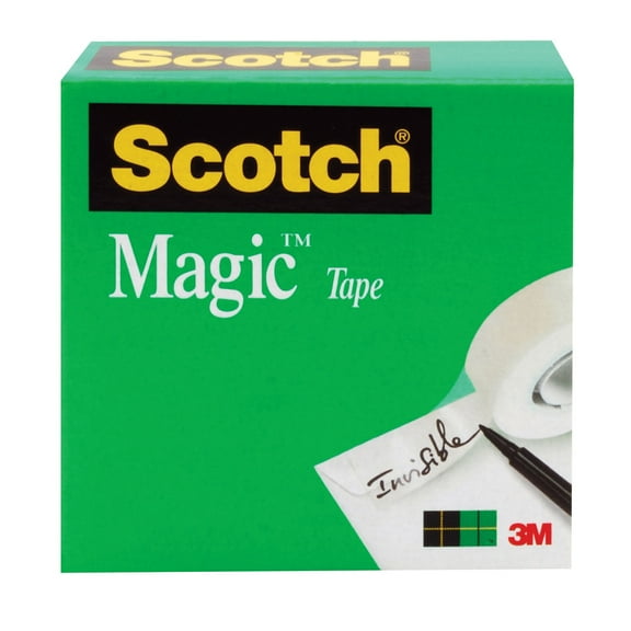Scotch Magic Invisible Tape 810, 3/4 in x 1000 in (19 mm x 25,4 m)