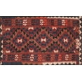 thumbnail image 1 of Ahgly Company Machine Washable Indoor Rectangle Contemporary Chestnut Brown Area Rugs, 4' x 6', 1 of 7
