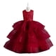 thumbnail image 3 of Vestido de malla para niña, vestido de princesa, vestido de noche de alta gama para cumpleaños de niña de flores, 3 of 6
