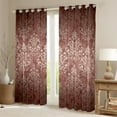 thumbnail image 2 of Erosebridal Bohemian Damask Curtains and Drapes (42x90), Hippie Flower 30%-50% Blackout Curtains for Bedroom, Western Tribal Decor, 2 of 6