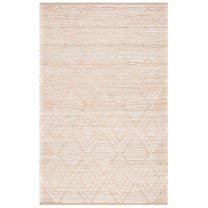 SAFAVIEH Natura Alden Diamond Area Rug, Natural/Ivory, 4' x 6'