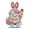 E, variant on 9.8in Easter Bunny Flower Pot Diamond Art Standee, PVC Rhinestone Tabletop Decor for Spring Holiday Display