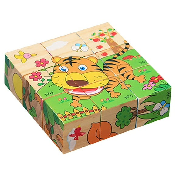 Chockadee 5400 Lassie Roadsides Géologie Housewives Collier Véhicules Démontables Guernsey 9 Grands Jouets Casse-Tête Bloc Éducatif Jeu d'Apprentissage Précoce en Bois Jouet Casse-Tête pour Enfants