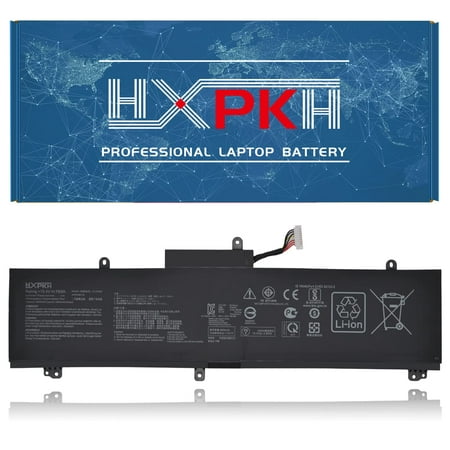 HXPK C41N1837 Laptop Battery for Asus Rog Zephyrus S G15 GA501I GU502 GU502DU GU502GU GU502GV GU532GU GU532GV GX502GV GX502GW GX532GV GX532GW GA502DU GA502GU Series Notebook 15.4V 76Wh 0B200-03380100