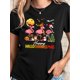 thumbnail image 1 of Women's Cute Flamingos Short Sleeved Crew Collar Casual T-shirt for Halloween, Merry Christmas, and Thanksgiving - Summer and Spring Wear Tee For Adult, Men, Women, Teen, Teenager, Adolescent, Youth, 1 of 6