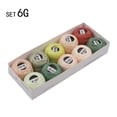 thumbnail image 3 of 10 Colors Set Size 8 Double Mercerized Long Staple Egyptian Cotton Pearl Thread 5 Grams 40 Mts Ball Embroidery Crochet DIY Dolls, 3 of 5