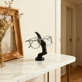 thumbnail image 5 of Eyeglass Stand For Glasses Display - White Decorative Eyewear Holder With Unique Silhouette Design - For Home, Office, Vanity Countertop, Bedroom, Living Room, 5 of 5