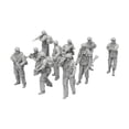 thumbnail image 1 of 10 piezas de modelos de soldados, maqueta de diorama, escala 1:64, resina sin pintar, juego de juguetes, figuras en miniatura para juegos y, 1 of 10