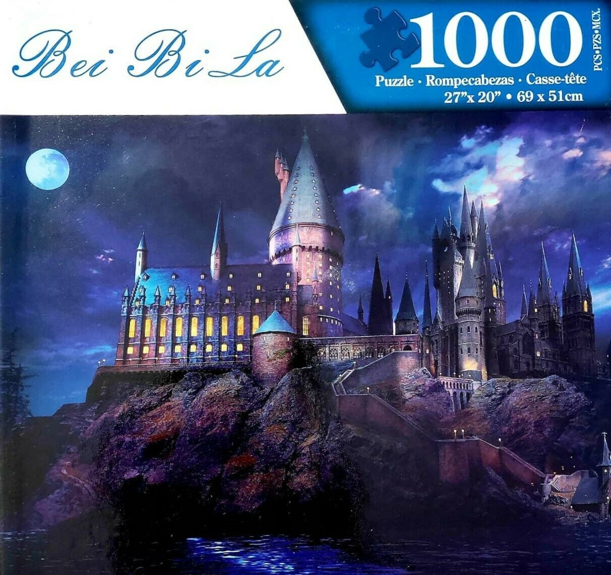 Hogwarts Jigsaw 1000Pc Castle Puzzle Harry Poter Adult Kid Educational Toy Game 