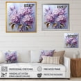 thumbnail image 4 of Designart "Full Glory Of Lilac Flowers IV" Lilacs Floater Framed Wall Art Prints, 4 of 5