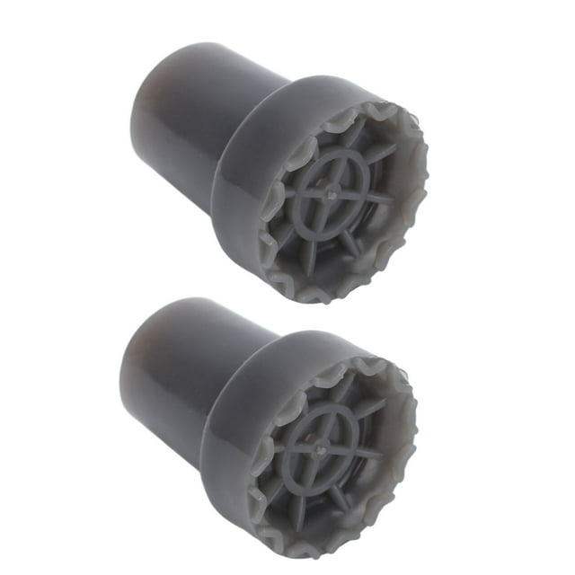 Crutch Covers Pads, Protection Effect Crutch Feet Covers Wear Resistant Round Foot Design For Outdoor For Canes For Indoor Gray
