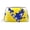 Gold, variant on Travel Makeup Bag Bosnian Flag Map Wide-open PU Leather Cosmetic Toiletry Pouch with Dividers & Zipper for Women Silver
