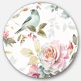 thumbnail image 1 of Designart 'Beautiful Bird Romance II' Art Mural Rond en Métal Style Ferme - Disque de 36, 1 of 5