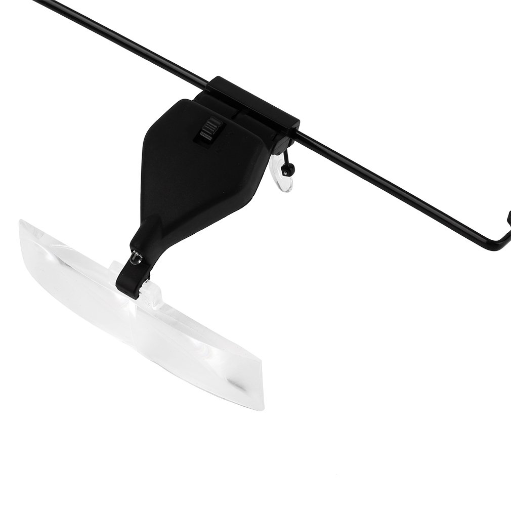 Eyelash Extension LED Light Magnifying Spec Glasses Hands Free