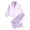 Purple, variant on Zanarzt Girls Valentines Pjs Satin Pajamas for Girls Silky Button Down Sleepwear Nightwear Loungewear PJS Clothes Set Gifts for Kids Purple,8 Years