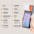 thumbnail image 3 of TFixol H5 Handheld 3G Wireless Barcode Scanner PDA Terminal Android 8.1, 3 of 7