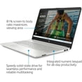 thumbnail image 5 of HP 15 Laptop, 15.6" Full HD IPS Display, 11th Gen Intel core i5-1135G7 Processor, 16GB RAM, 1TB SSD, Wi-Fi, Bluetooth, Webcam, HDMI, Windows 10 Home, Silver, 5 of 5