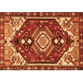 thumbnail image 1 of Ahgly Company Indoor Rectangle Persian Orange Traditional Area Rugs, 5' x 8', 1 of 1