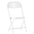 thumbnail image 1 of Kids White Plastic Folding Chair, 1 of 9
