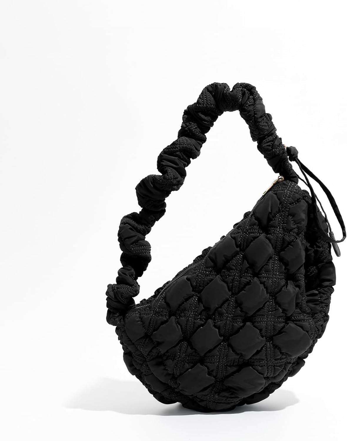 Quilted Shoulder Bag Puffer Handbag Crossbody Purse Padded Cloud Hobo Bag with Adjustable Strap