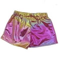 thumbnail image 3 of lnmuld Glitter Metallic Girls Dance Shorts - Party & Festive Celebration Stage Bottoms Size:11-12 Years, 3 of 4