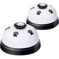 thumbnail image 1 of Paquete de 2 campanas para perros para entrenamiento de orinal en la puerta, campanas para mascotas para que los perros suenen para salir, timbre ruidoso y nítido de primera calidad, dispositivo de c, 1 of 5