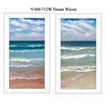 thumbnail image 1 of "Ocean Waves" Collection By Ed Wargo, Printed Wall Art, Ready To Hang Framed Poster, White Frame, 1 of 1