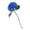 Blue, variant on Green Artificial Hydrangea Flower Single Stem, Realistic Silk Hydrangea with Lifelike Leaves for Home Décor & Wedding Bouquets