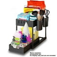 thumbnail image 2 of Leyfeng Under Sink Organizers and Storager, 2-Tier Sliding Kitchen Drawer Organizer Bathroom Storage Cabinet Organizer with Hooks Hanging Cup Multi-purpose Kitchen Shelf Organization - Black, 2 of 8