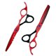 thumbnail image 4 of Tijeras de peluquería japonesas de acero inoxidable de 6 pulgadas, tijeras ergonómicas profesionales para peluquería, color plata., 4 of 5