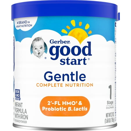 Gerber Good Start, Baby Formula Powder, Gentle, Stage 1, 28 oz