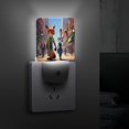 thumbnail image 4 of Zootrópolis Luz nocturna LED con sensor de anochecer a amanecer para dormitorio, baño, pasillo, escaleras - Lámpara LED nocturna de enchufe, 0.5W - 1 pieza, 4 of 6