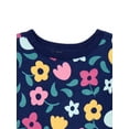 thumbnail image 4 of Garanimals Toddler Girl Printed Fleece Sweatshirt with Long Sleeves, Sizes 2T-5T, 4 of 7