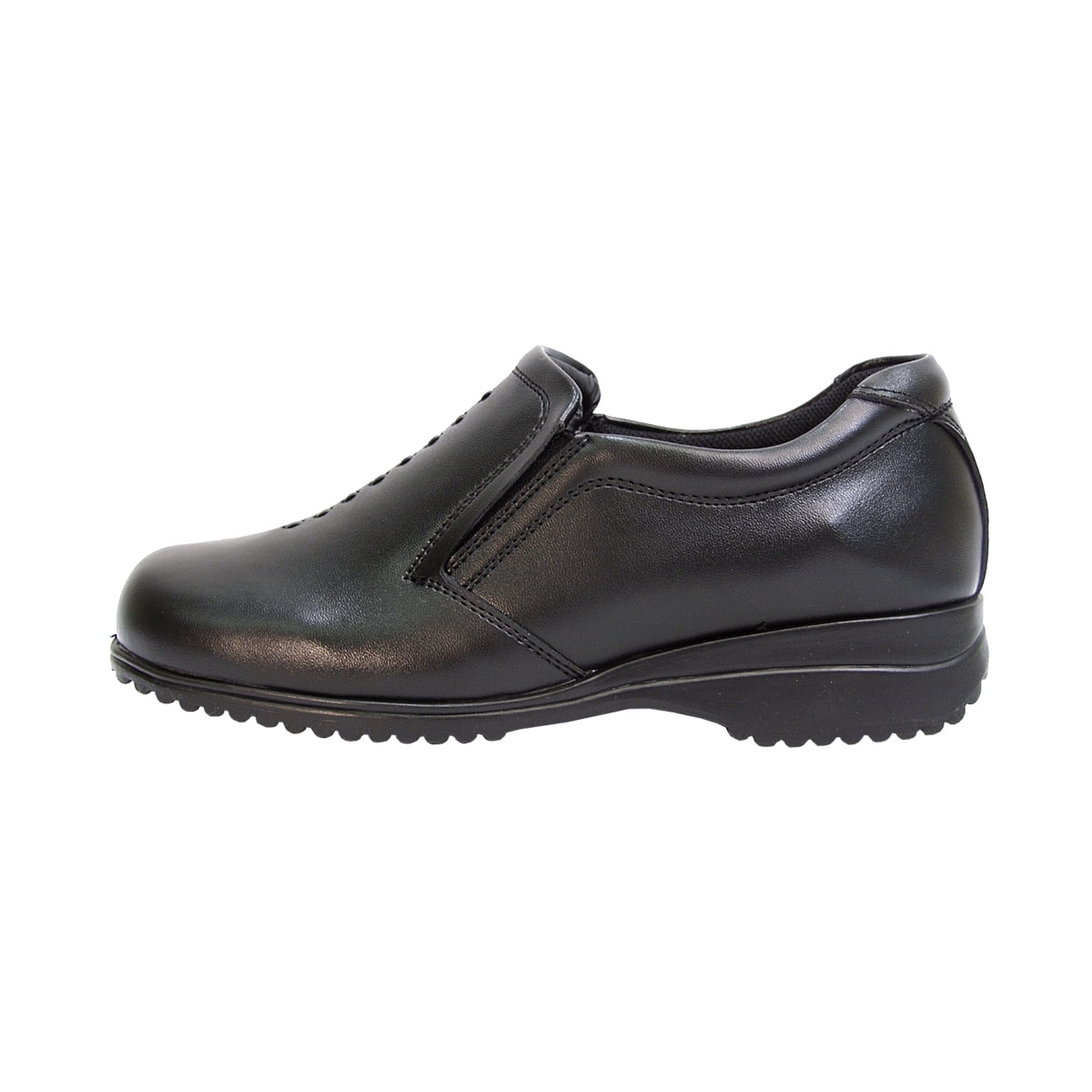 24 HOUR COMFORT Molly Wide Width Comfort Shoes For Work and Casual Attire BLACK 8